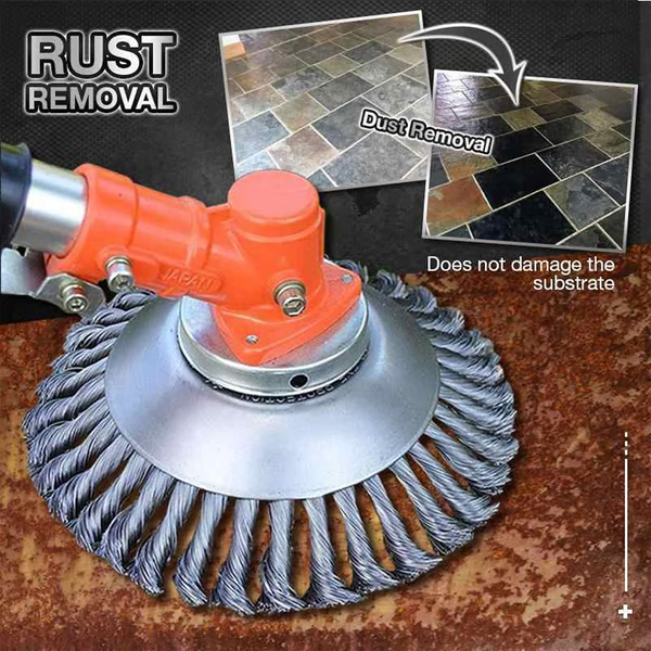Skanto | Carbon Steel Weed Brush Trimmer Head – Unbreakable Head