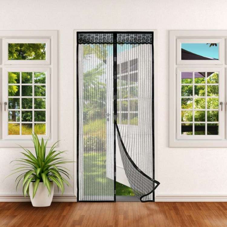 Skanto | InsectGuard Magnetic Mesh Door | Hands-Free Access for Summer Airflow