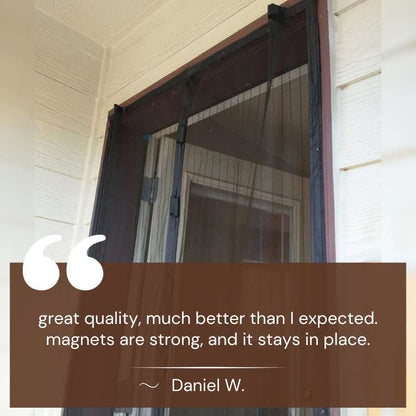 Skanto | InsectGuard Magnetic Mesh Door | Hands-Free Access for Summer Airflow