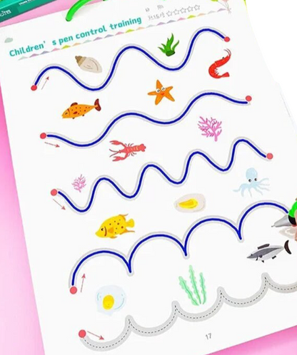 BowLift | Reusable Kids Learning Writing Practice Book
