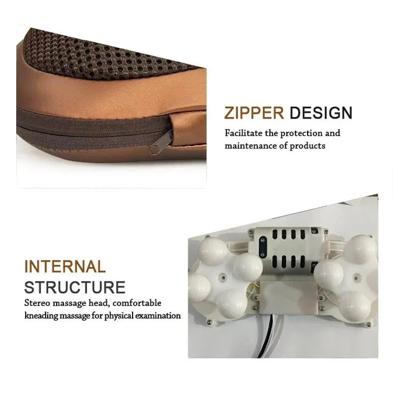 Skanto | Heated Neck and Back Massager | Muscle Relaxation and Pain Relief