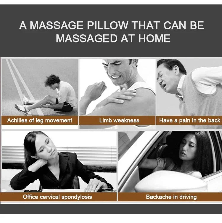 Skanto | Heated Neck and Back Massager | Muscle Relaxation and Pain Relief