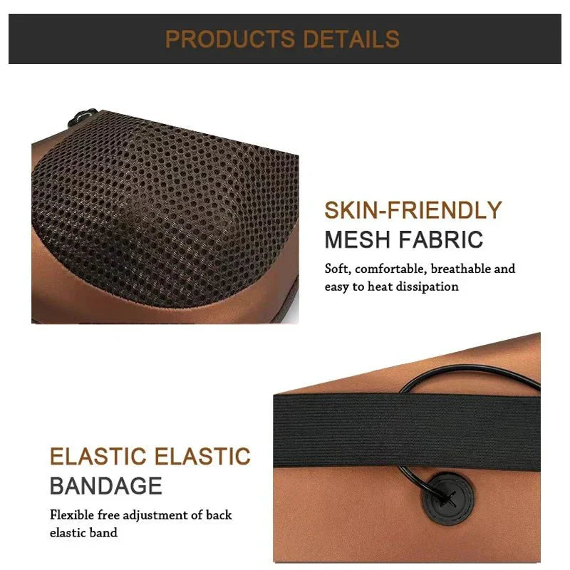 Skanto | Heated Neck and Back Massager | Muscle Relaxation and Pain Relief