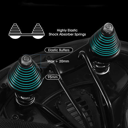 BowLift | RideEase - Extra Wide & Breathable Comfortable Bike Saddle, Ergonomic Bicycle Seat