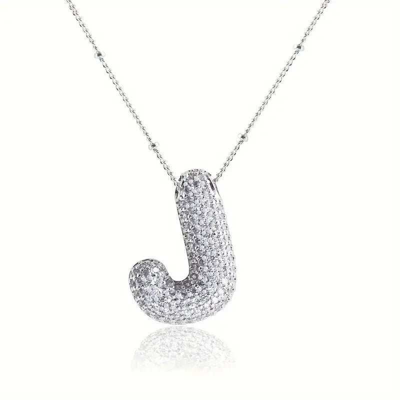 Skanto | Alphabet Diamond Pendant Necklace
