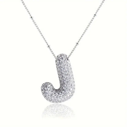Skanto | Alphabet Diamond Pendant Necklace