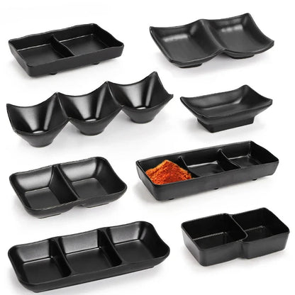 Japanese Melamine Dipping Saucer Plastic Dish Sauce Dispenser | Bowlift