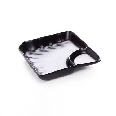 Japanese Melamine Dipping Saucer Plastic Dish Sauce Dispenser | Bowlift
