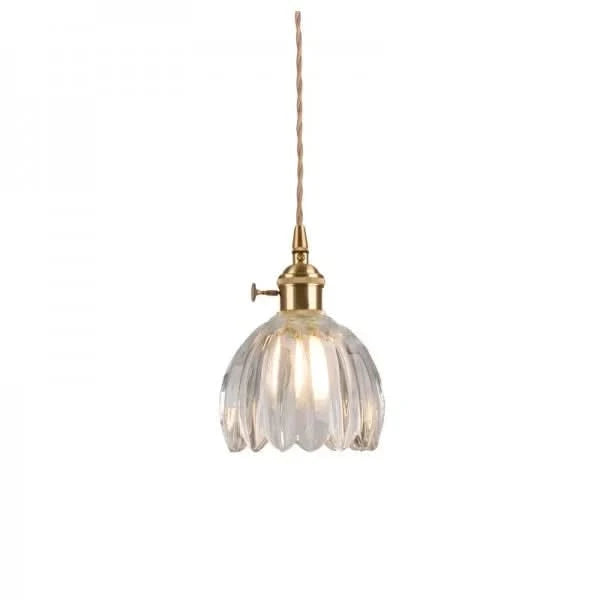 Skanto | Glass Flower Pendant Light – Japanese Style