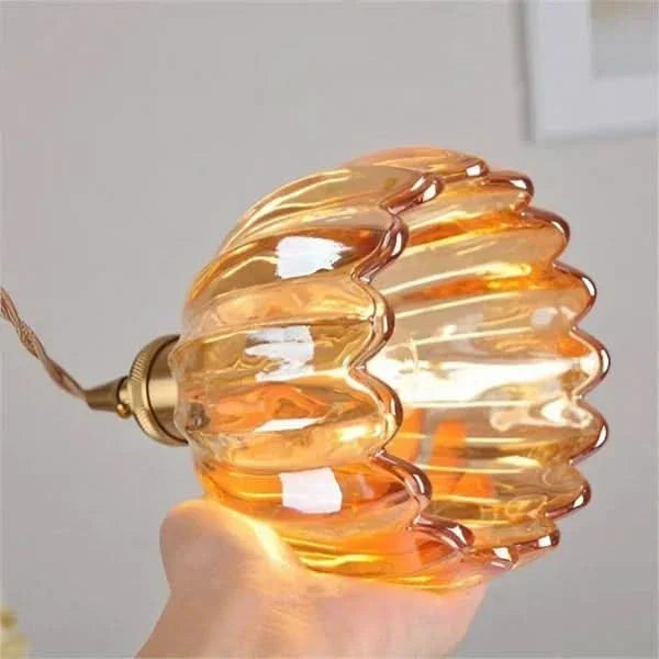 Skanto | Glass Flower Pendant Light – Japanese Style