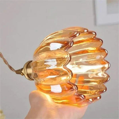 Skanto | Glass Flower Pendant Light – Japanese Style