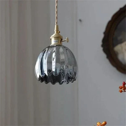 Skanto | Glass Flower Pendant Light – Japanese Style