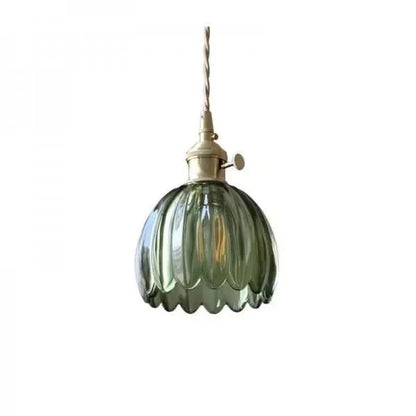 Skanto | Glass Flower Pendant Light – Japanese Style
