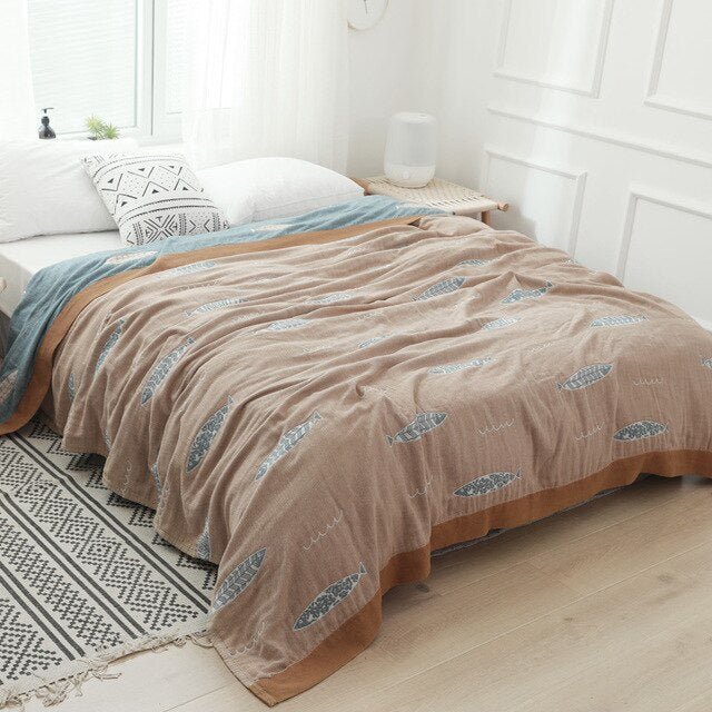Myk Japanese Throw Blanket