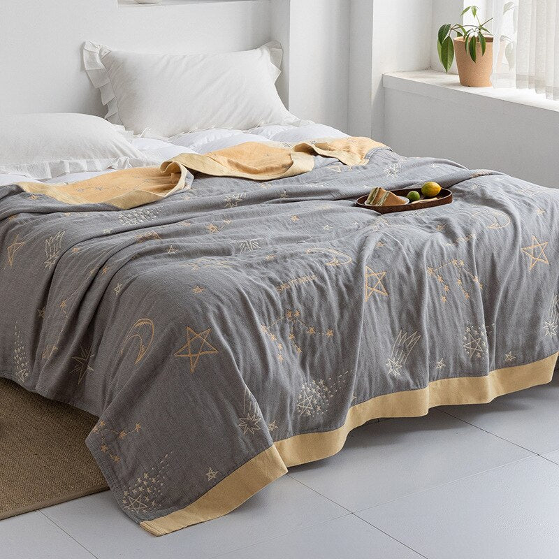 Soft Japanese throw blanket