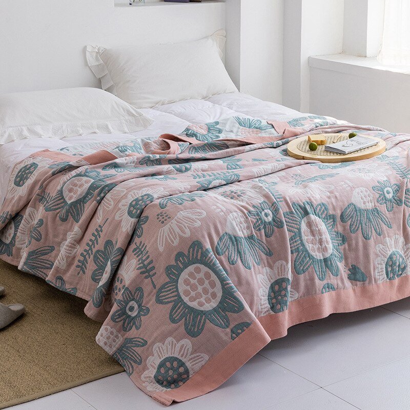 Soft Japanese throw blanket