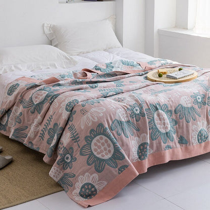 Soft Japanese throw blanket
