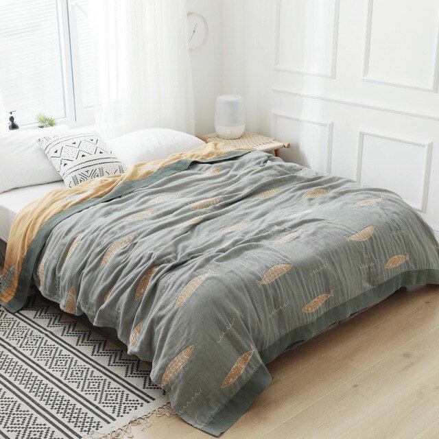 Myk Japanese Throw Blanket