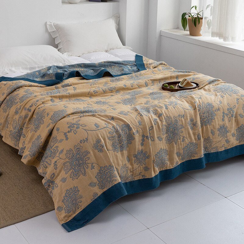 Soft Japanese throw blanket