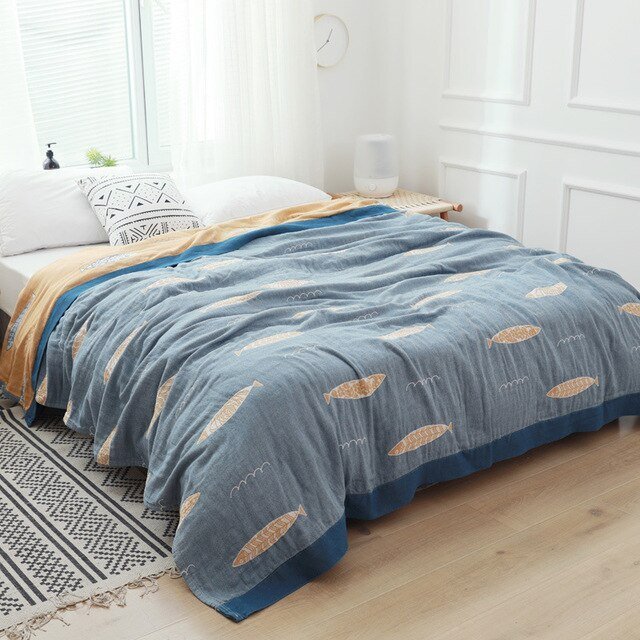 Myk Japanese throw blanket