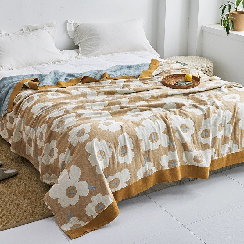 Soft Japanese throw blanket