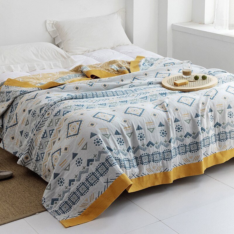 Soft Japanese throw blanket