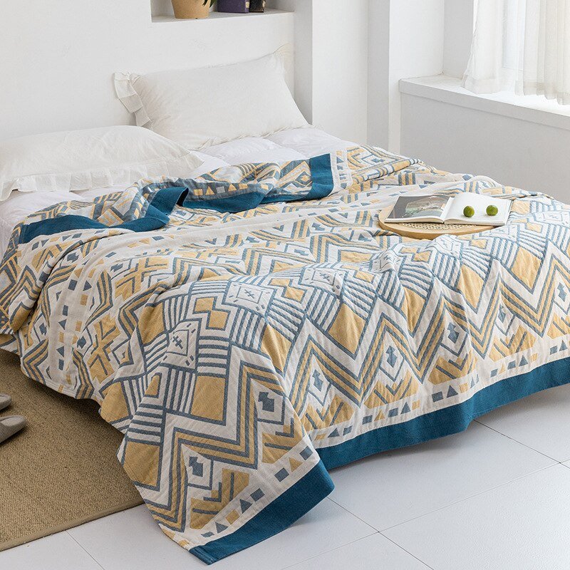 Soft Japanese throw blanket