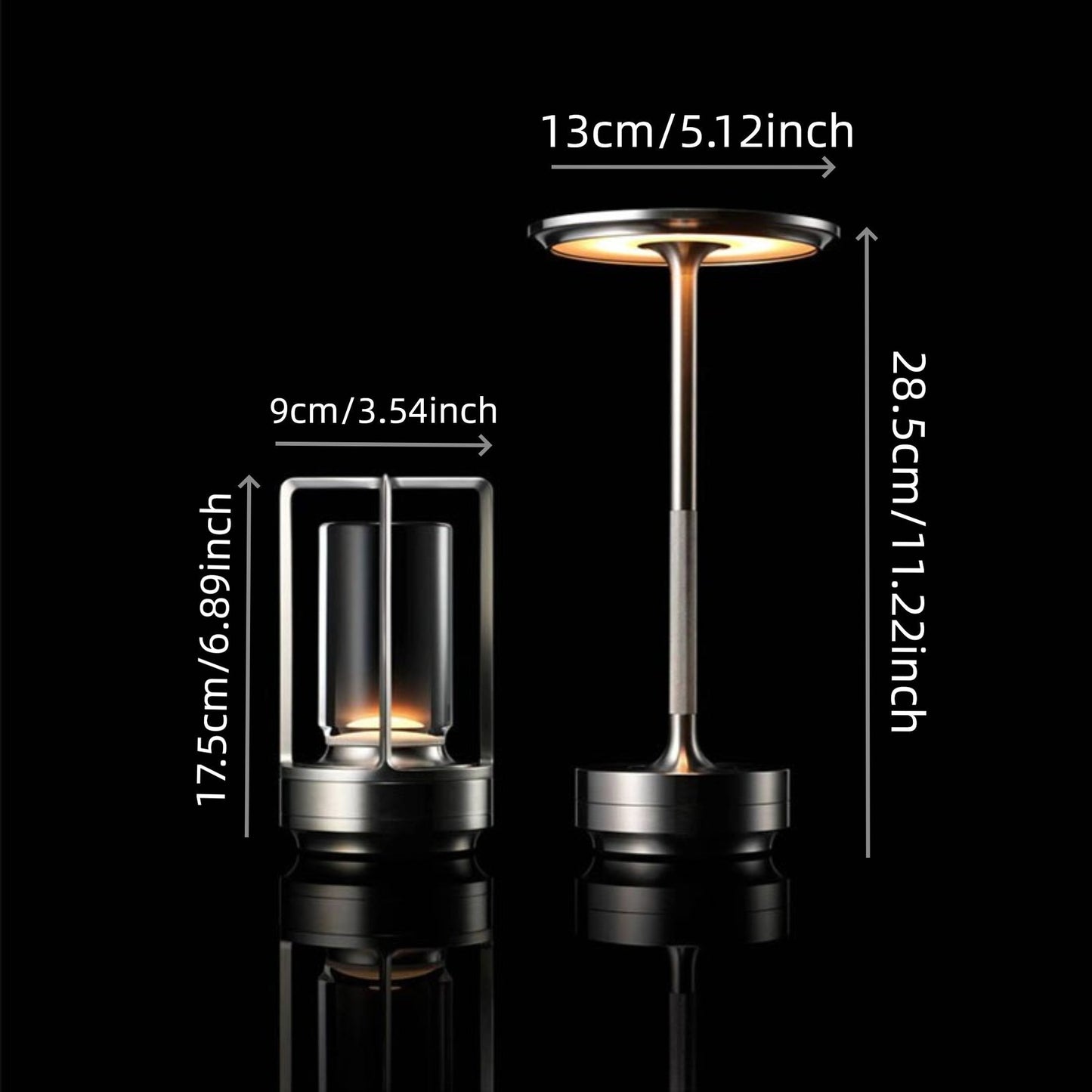 Skanto | Japanese Style LED Touch Table Lamp - ZenLight