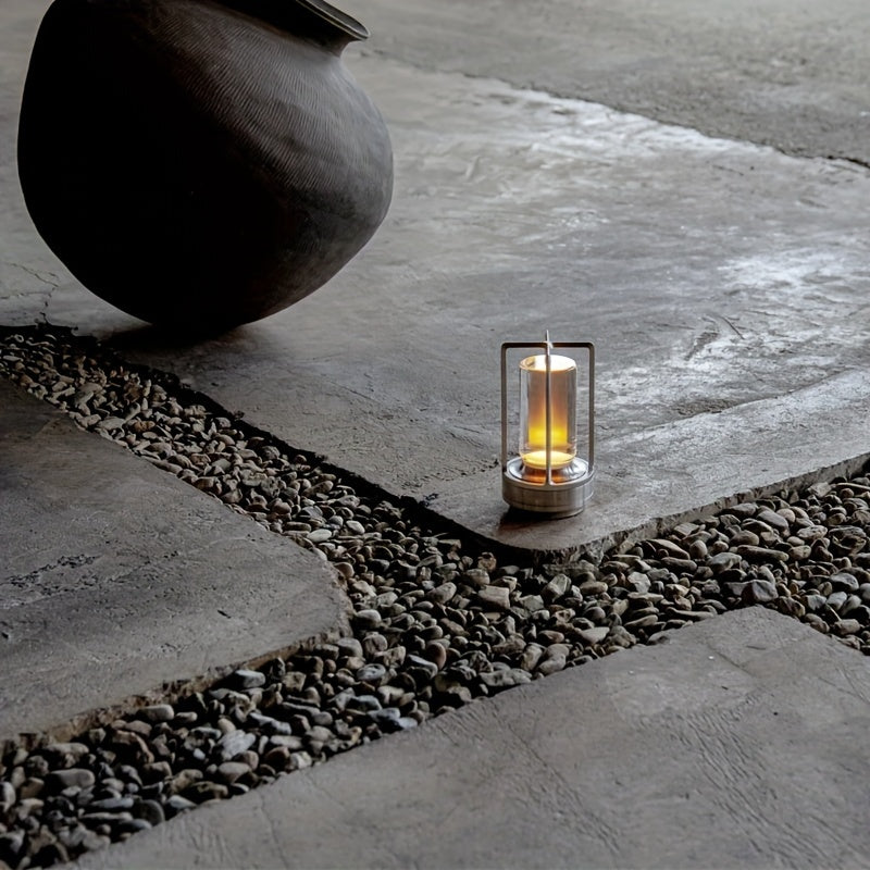 Skanto | Japanese Style LED Touch Table Lamp - ZenLight
