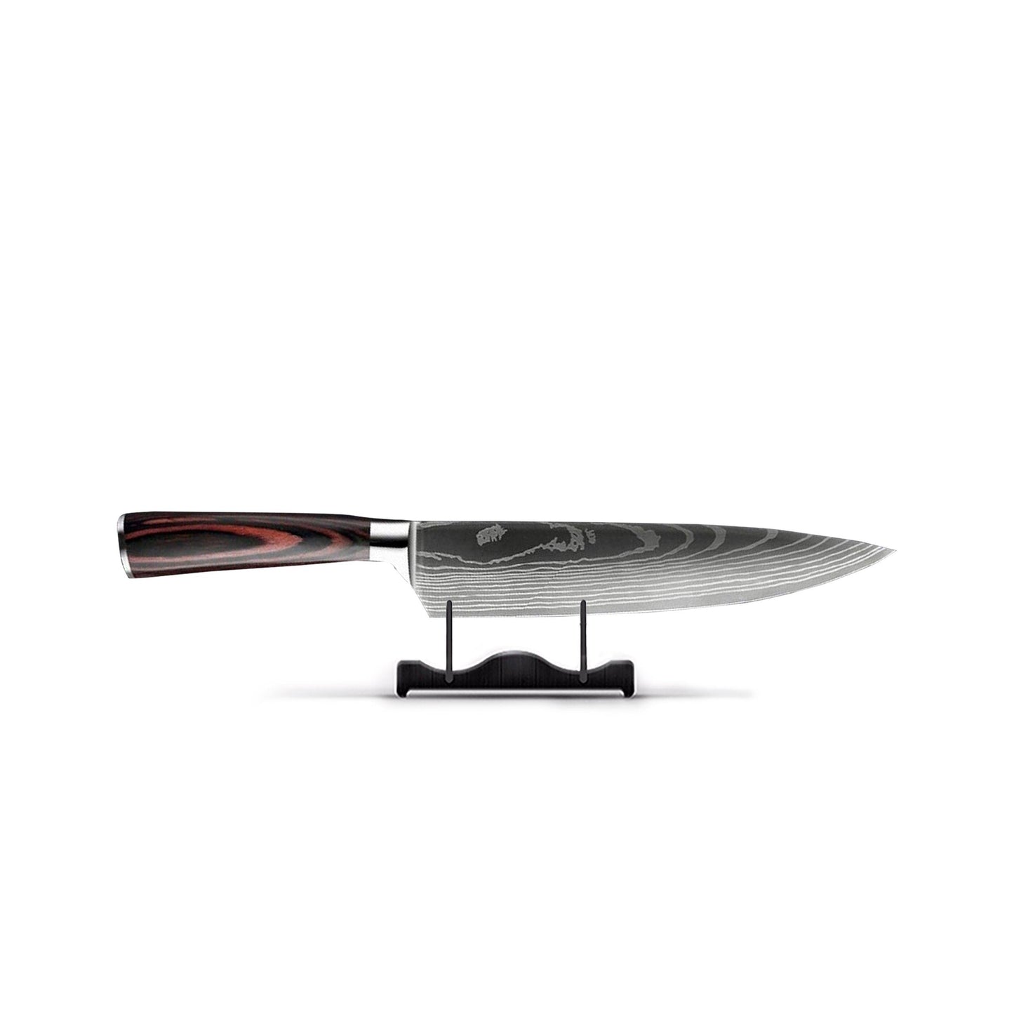 Skanto | Damascus Steel Chef's Knife | 20 cm Blade, Ergonomic Resin Handle & Ideal for Home Cooking