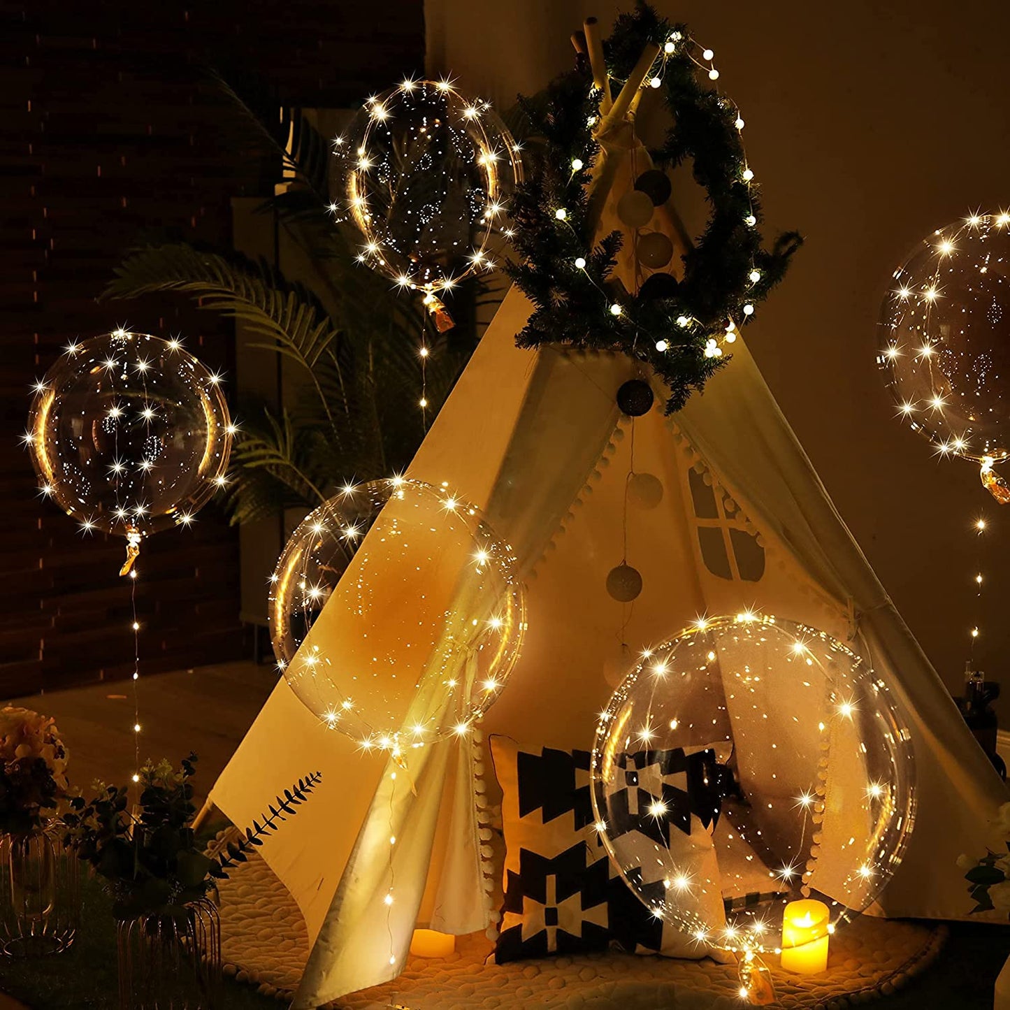 Skanto | LED Light Party Balloons | Ultra-Durable, Customizable & Perfect for Birthdays and Weddings
