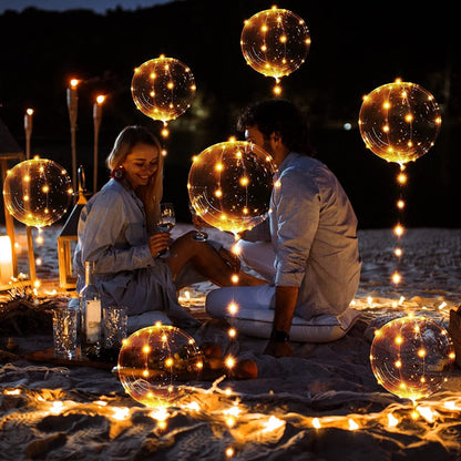Skanto | LED Light Party Balloons | Ultra-Durable, Customizable & Perfect for Birthdays and Weddings
