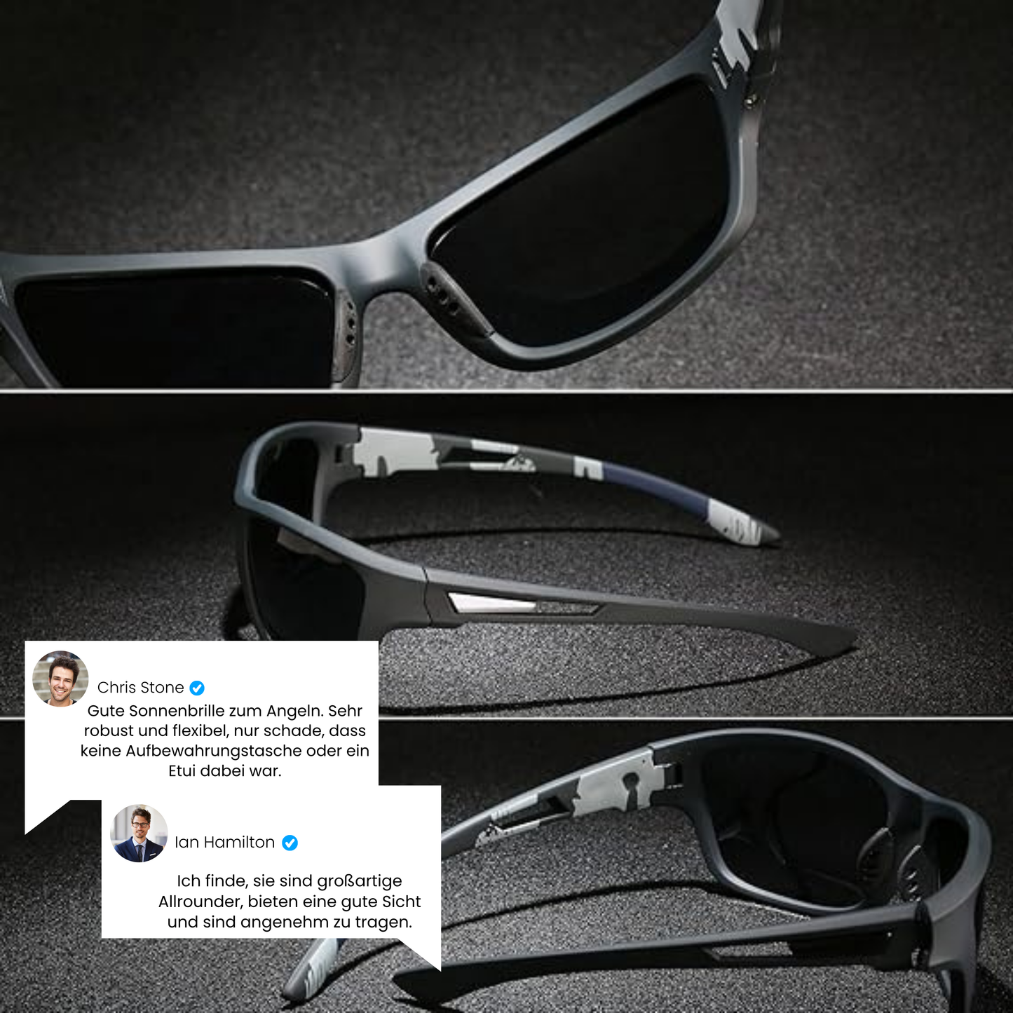 BowLift | Polarized Sunglasses – 100% UV Protection & Polarized Lenses for Sports & Leisure | Scratch-resistant & Lightweight