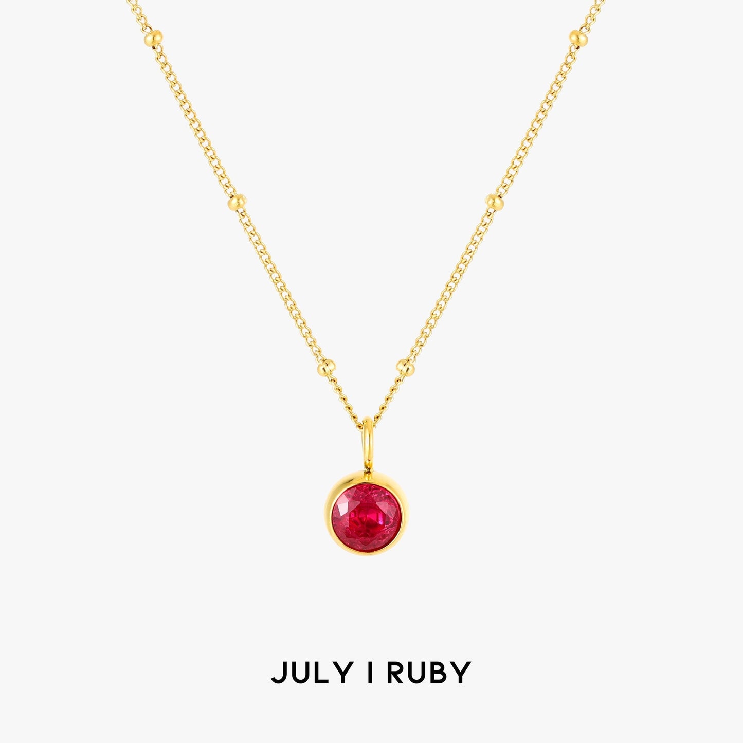 Aurora Birthstone Necklace - An Enchanting Connection
