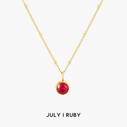 Aurora Birthstone Necklace - An Enchanting Connection