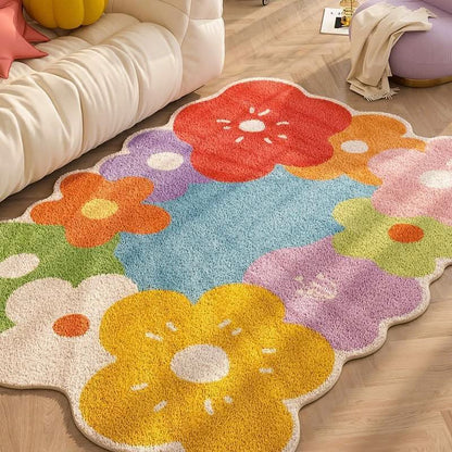 BowLift | Wildflower Meadow Area Rug with Nature-Inspired Design
