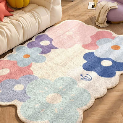 BowLift | Wildflower Meadow Area Rug with Nature-Inspired Design