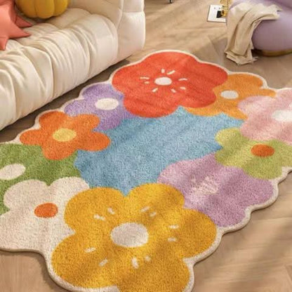 BowLift | Wildflower Meadow Area Rug with Nature-Inspired Design