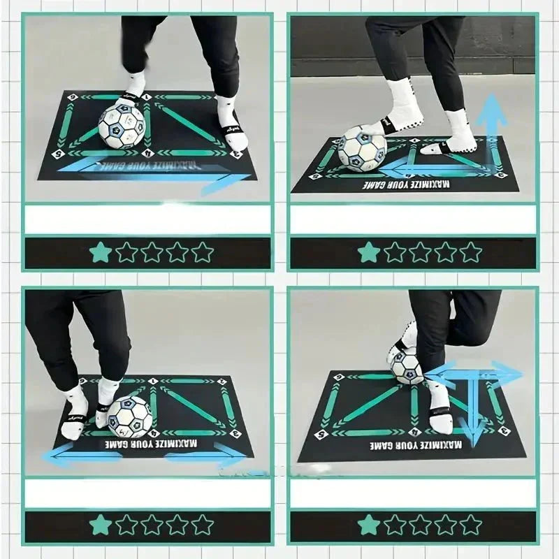 Junior Soccer Skills Trainer Mat - Improve Soccer Skills at Home