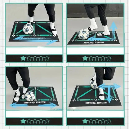 Junior Soccer Skills Trainer Mat - Improve Soccer Skills at Home