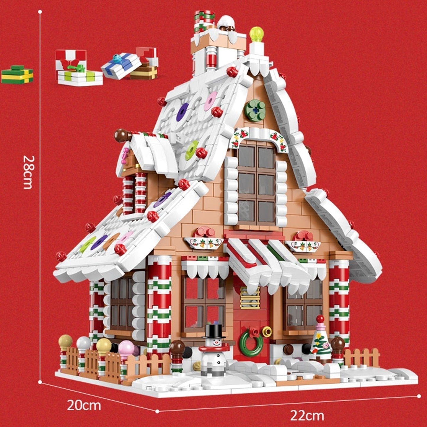 Skanto | Christmas Village Rotating Mechanics Building Set