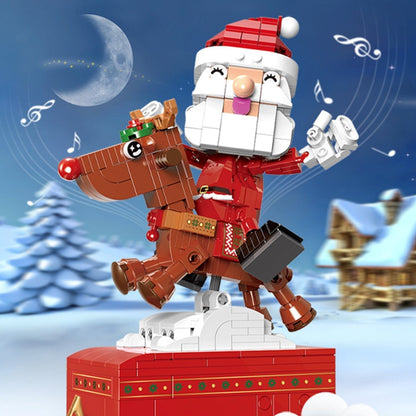 Skanto | Christmas Village Rotating Mechanics Building Set