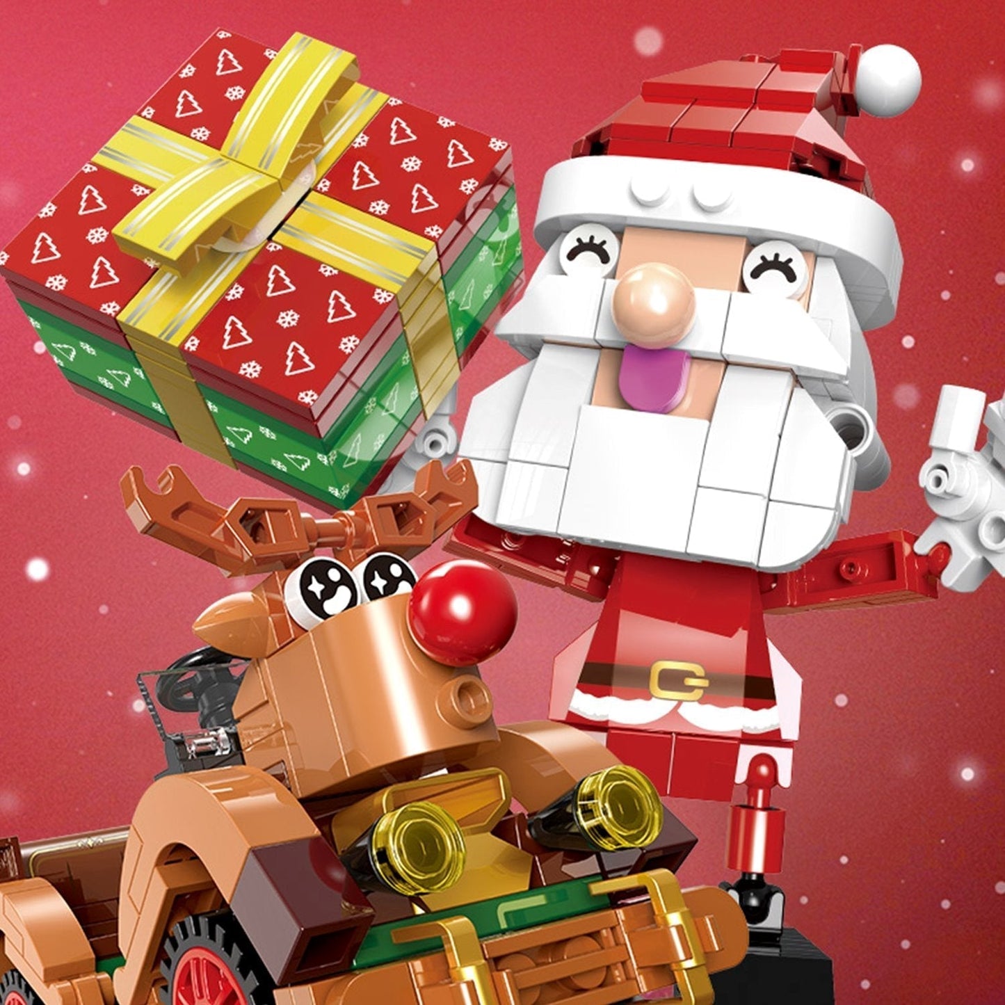 Skanto | Christmas Village Rotating Mechanics Building Set