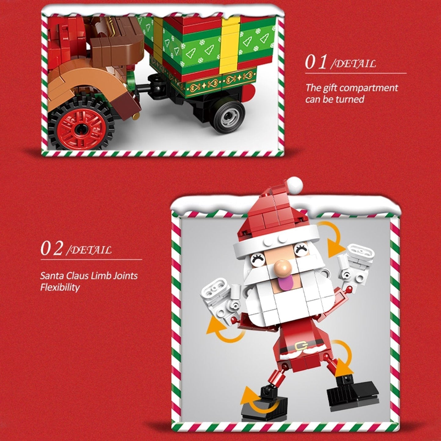 Skanto | Christmas Village Rotating Mechanics Building Set