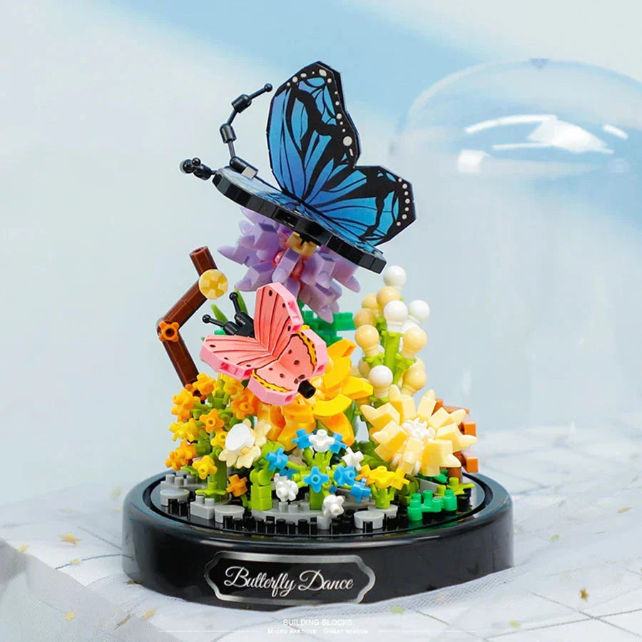 Brehn | Flowers Insects Butterfly Bee Nano Building Blocks
