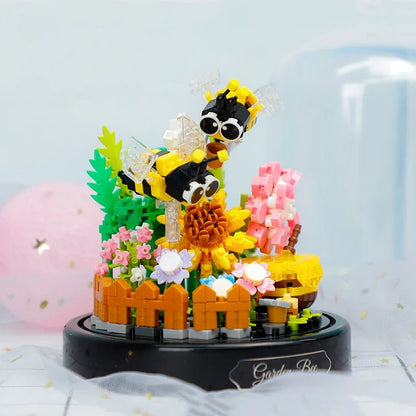 Brehn | Flowers Insects Butterfly Bee Nano Building Blocks