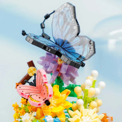 Brehn | Flowers Insects Butterfly Bee Nano Building Blocks