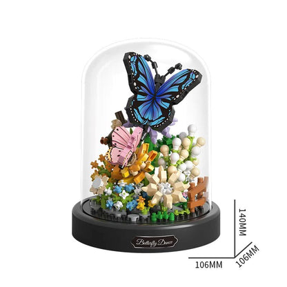 Brehn | Flowers Insects Butterfly Bee Nano Building Blocks