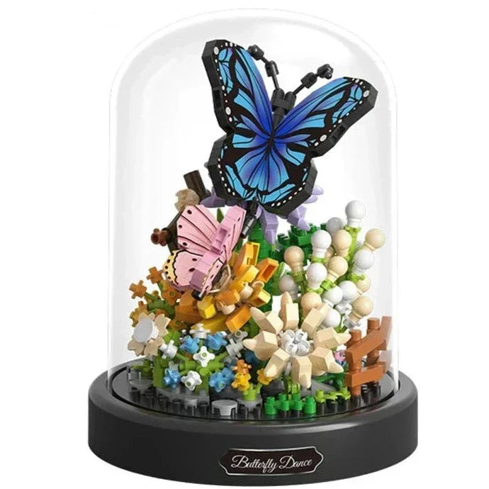 Brehn | Flowers Insects Butterfly Bee Nano Building Blocks