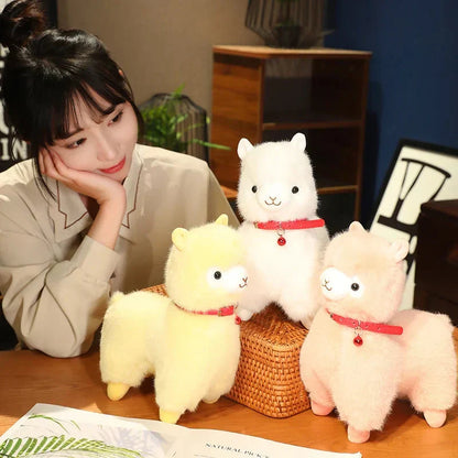 BowLift | Fluffy Alpaca Llama Plushies with Bell
